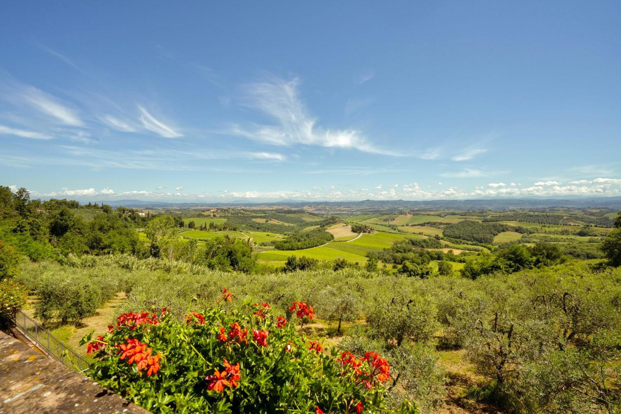 Casa Vacanze Con Piscina A San Gimignano Aparthotel Exteriör bild