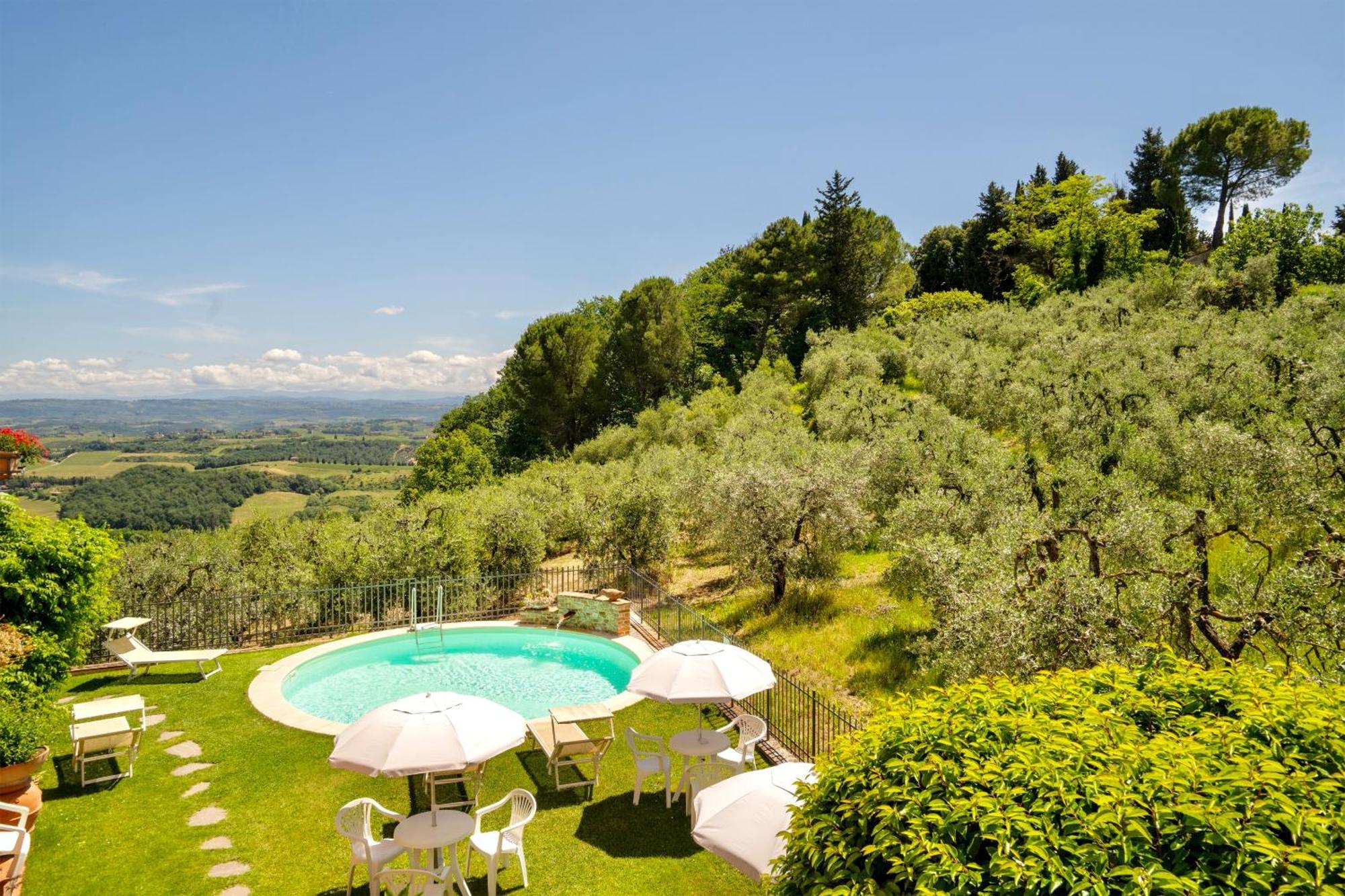 Casa Vacanze Con Piscina A San Gimignano Aparthotel Exteriör bild